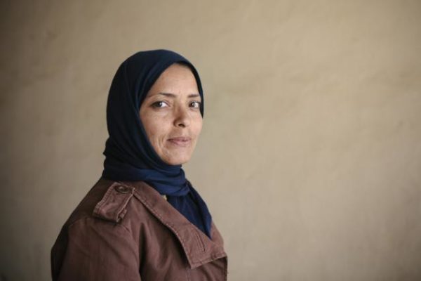 Najiba, a paralegal working with ActionAid in Afghanistan, helping ...