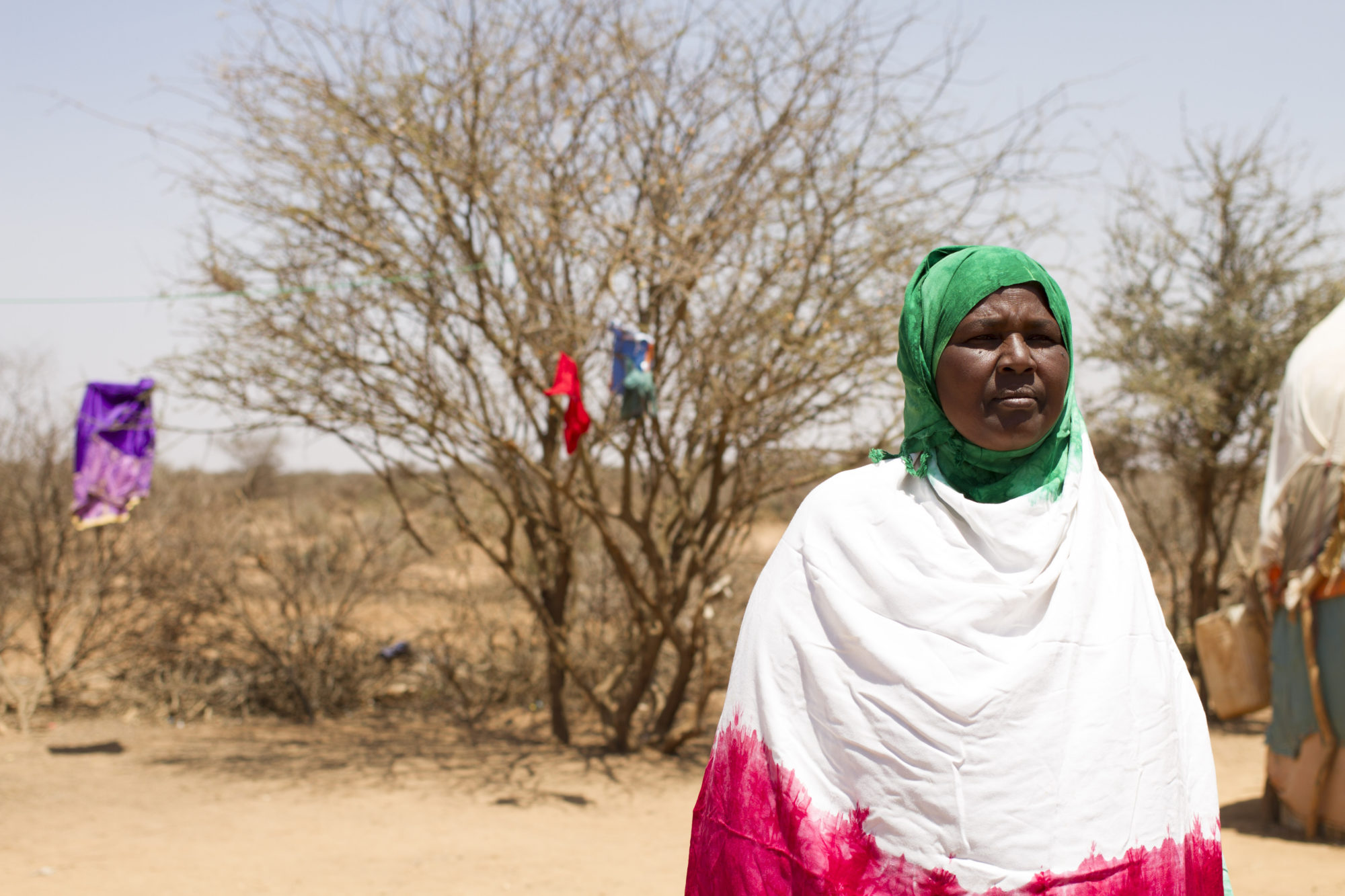 Khadra, 50, is the mother of seven children and the Head of a Women's Coalition in a settlement outside Sayla Bari, Hargeisa, Somaliland. Photo credit: Ashley Hamer /ActionAid.