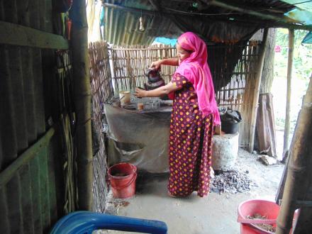 Duli in her tea shop, World Food Day 