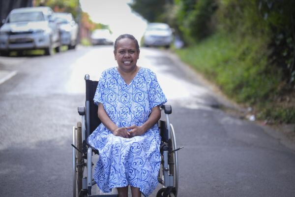 Ellen Tamata leads the WITTT Sunshine network in Vanuatu, where women with disabilities support each other in disaster risk reduction