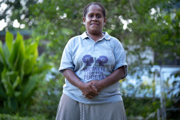 Winnie Tovo is a member of the WITTT Sunshine network, leading disaster response for women with disabilities in Vanuatu